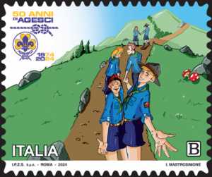 Patrimonio artistico e culturale italiano : AGESCI - Associazione Guide Scouts Cattolici Italiani - 50° Anniversario della fondazione
