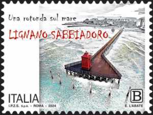 Patrimonio naturale e paesaggistico italiano : Lignano Sabbiadoro- Una rotonda sul mare