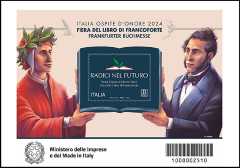 Italia Ospite d’Onore 2024 alla Fiera internazionale del Libro di Francoforte - Radici nel Futuro - foglietto