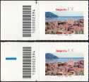 2024 - Patrimonio naturale e paesaggistico italiano : Imperia - Centenario della fondazione - coppia di francobolli con codice a barre n° 2394  a SINISTRA alto-basso