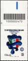 2024 - "Lo sport" : Inter campione d'Italia 2023/2024 - francobollo con codice a barre n° 2472  in  ALTO   a  sinistra
