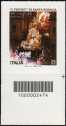 2024 - Patrimonio artistico e culturale italiano : Festino di Santa Rosalia - francobollo con codice a barre n° 2474  in  BASSO   a  destra