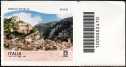 2024 - Turistica  50ª serie  -  Patrimonio naturale e paesaggistico -  I Borghi d'Italia : Scicli ( RG ) - francobollo con codice a barre n° 2470  a DESTRA  in  alto