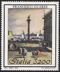 Patrimonio artistico e culturale italiano - Bicentenario della morte di Francesco Guardi - pittore -«La Piazzetta» , Venezia  Ca' d'Oro