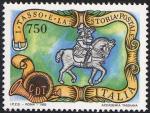 I Tasso e la storia postale - corriere a cavallo ( verso destra )