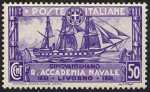 1931 - 50º Anniversario della Regia Accademia Navale di Livorno - Nave scuola Amerigo Vespucci 