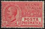 1925 - Posta Pneumatica - Regno - francobolli del 1913 - nuovi valori