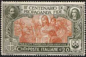 1923 - 3° Centenario della Congregazione di Propaganda Fide