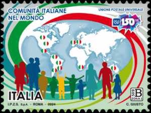 Comunità italiane nel mondo - dedicato all’Unione Postale Universale nel 150° anniversario