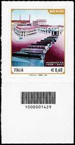 Italia 2011 - Made in Italy - Marzotto - codice a barre n° 1429