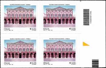 Teatro Comunale «Bonci» - Cesena - quartina con codice a barre n° 1784