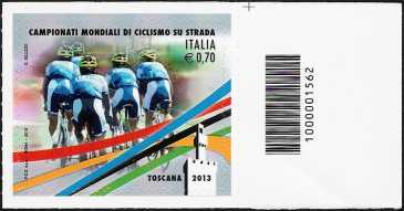 Italia 2013 - Campionati mondiali di ciclismo su strada - codice a barre n° 1562