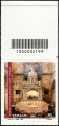 2022 - Patrimonio artistico e culturale italiano - Basilica di Santa Maria in Vado - Ferrara - francobollo con codice a barre n° 2199 IN  ALTO   a  destra