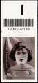 2022 - "Patrimonio artistico e culturale italiano" - Tina Modotti - 80° Anniversario della scomparsa - francobollo con codice a barre n° 2193 IN  ALTO    a sinistra