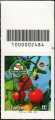 2024 - Consorzio di tutela IGP Pomodoro di Pachino - francobollo con codice a barre n° 2484  in  ALTO   a  destra