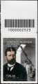 2024 - Giornata mondiale della Scienza : Lorenzo Respighi - astronomo - francobollo con codice a barre n° 2523  in  ALTO  a  destra