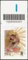 2022 - Madonna della Sanità di Vallecorsa - Centenario dell'incoronazione - francobollo con codice a barre n° 2201 in  ALTO a sinistra